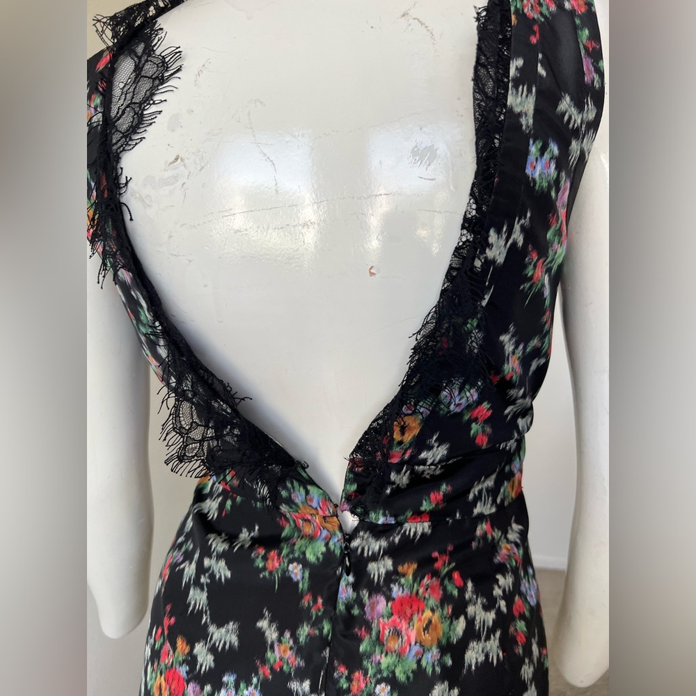 2018 BROCK COLLECTION 100% SILK Floral dress- BEAUTIFUL! Size 4 - Picture 14 of 15
